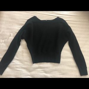 Black express sweater
